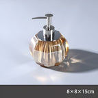 Crystal Liquid Soap Dispenser-8x8x15cm