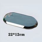 Smoky Gray Crystal Soap Dish-22x12cm