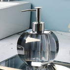 Smoky Gray Crystal Liquid Soap Dispenser-8x8x15cm