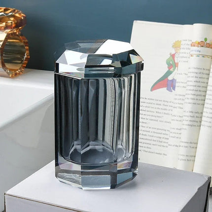 Elite Crystal Glass Bathroom Accessories Set with Elegant Design | Timeless Style for Sophisticated Spaces 6