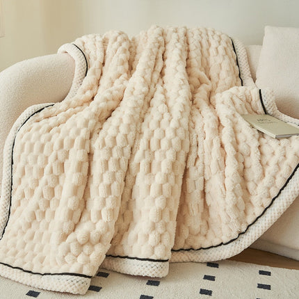Eloise Collection | Ultra-Soft Blanket with Flannel Fleece | Stylish Velvet Design for Year-Round Comfort 1