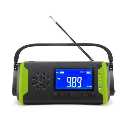 Emergency Radio | Rechargeable Hand Crank Radio with LED Flashlight & SOS Alarm | 4000mAh Power Bank for Outdoor Safety 1