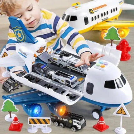 Emergency Rescue Playset | XL Airplane Toy Set with Interactive Features | Engaging Learning Experience for Kids 7