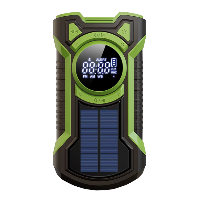 Emergency Weather Radio | Multi-Power Hand Crank Radio with NOAA Alerts | Reliable Communication for Safety 0