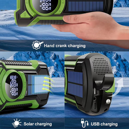 Emergency Weather Radio | Multi-Power Hand Crank Radio with NOAA Alerts | Reliable Communication for Safety 7