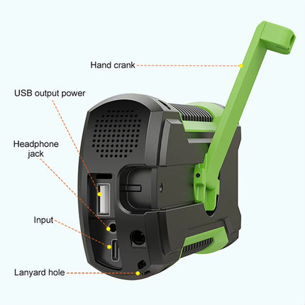 Emergency Weather Radio | Multi-Power Hand Crank Radio with NOAA Alerts | Reliable Communication for Safety 8