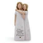 Emotional Embrace | Mother Daughter Figurine with Meaningful Design | Perfect Gift for Celebrating Family Bonds 0
