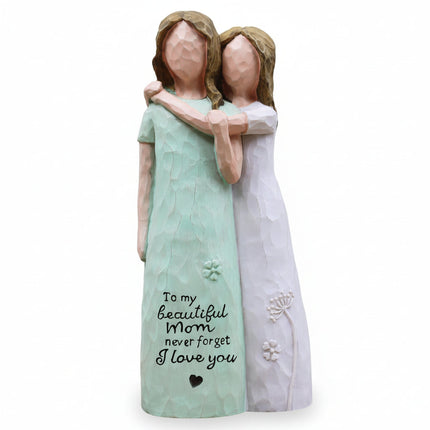 Emotional Embrace | Mother Daughter Figurine with Meaningful Design | Perfect Gift for Celebrating Family Bonds 4