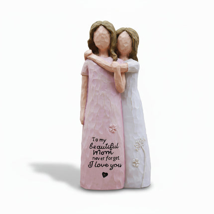 Emotional Embrace | Mother Daughter Figurine with Meaningful Design | Perfect Gift for Celebrating Family Bonds 5
