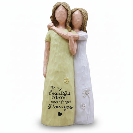 Emotional Embrace | Mother Daughter Figurine with Meaningful Design | Perfect Gift for Celebrating Family Bonds 7