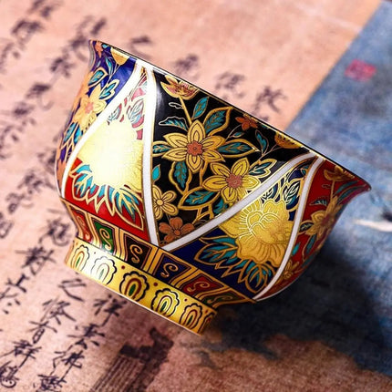 Porcelain Tea Cup with Gift Box, Enamel Cup for Gongfu Tea – image 6