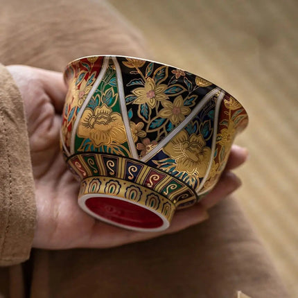 Porcelain Tea Cup with Gift Box, Enamel Cup for Gongfu Tea – image 9
