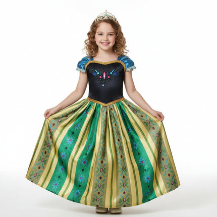 Enchanted Princess Costume Set | Elegant Dress with Matching Accessories for Magical Dress-Up Fun 0