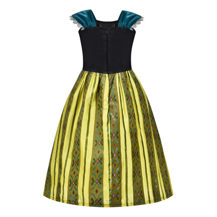 Enchanted Princess Costume Set | Elegant Dress with Matching Accessories for Magical Dress-Up Fun 1