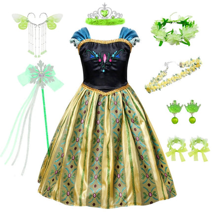 Enchanted Princess Costume Set | Elegant Dress with Matching Accessories for Magical Dress-Up Fun 11
