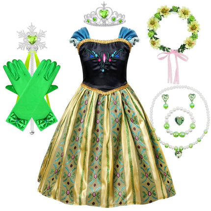 Enchanted Princess Costume Set | Elegant Dress with Matching Accessories for Magical Dress-Up Fun 13