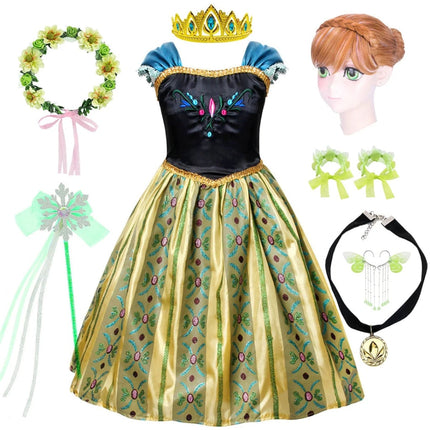 Enchanted Princess Costume Set | Elegant Dress with Matching Accessories for Magical Dress-Up Fun 2