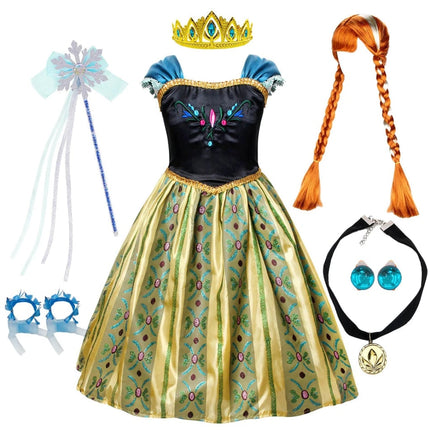 Enchanted Princess Costume Set | Elegant Dress with Matching Accessories for Magical Dress-Up Fun 5