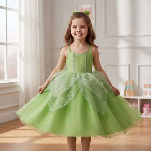 Enchanting Fairy Princess Costume Set for Girls with Accessories | Perfect for Halloween and Role Play 0