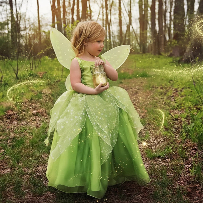 Enchanting Fairy Princess Costume Set for Girls with Accessories | Perfect for Halloween and Role Play 1