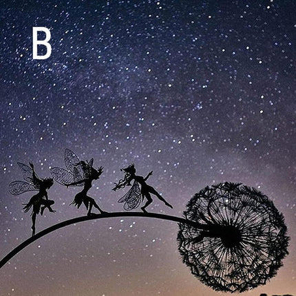 Enchanting Garden Statues | Dancing Fairy Sculpture with Steel Design | Magical Outdoor Decor for Whimsical Spaces 6
