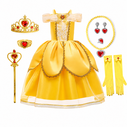 Enchanting Princess Costume Set for Girls with Accessories | Perfect for Magical Celebrations 0