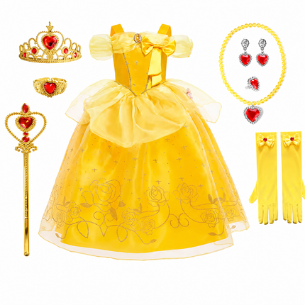 Enchanting Princess Costume Set for Girls with Accessories | Perfect for Magical Celebrations 3