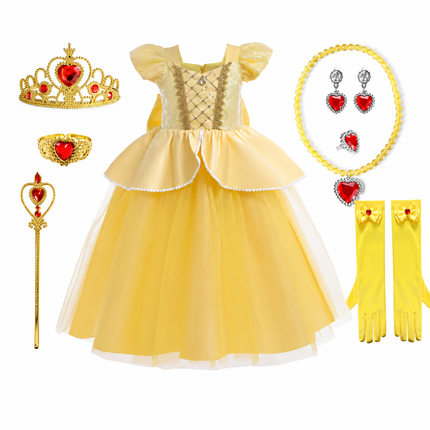 Enchanting Princess Costume Set for Girls with Accessories | Perfect for Magical Celebrations 7
