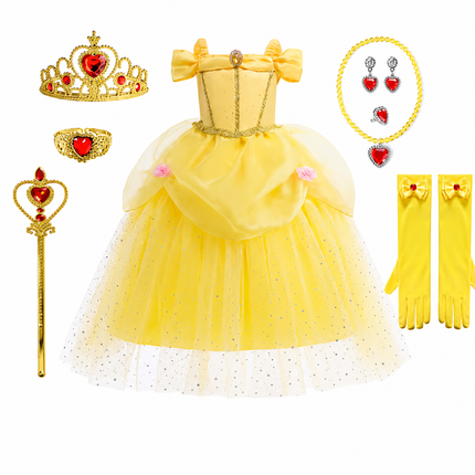 Enchanting Princess Costume Set for Girls with Accessories | Perfect for Magical Celebrations 8