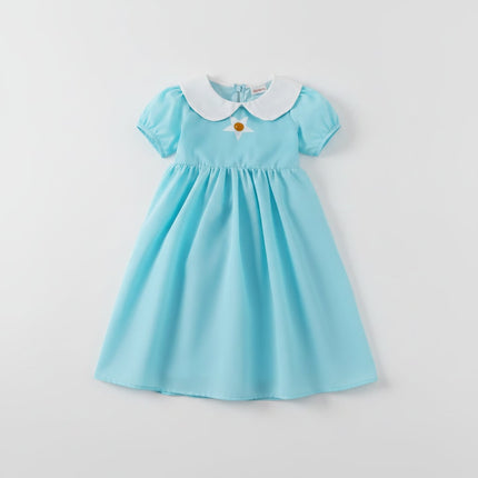 Enchanting Princess Costume Set for Girls with Crown & Wand | Perfect for Dress-Up and Themed Events 1