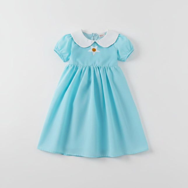 Enchanting Princess Costume Set for Girls with Crown & Wand | Perfect for Dress-Up and Themed Events 1