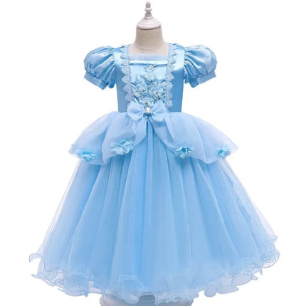 Enchanting Princess Costume | Girls Ball Gown Dress with Full Skirt | Perfect for Halloween and Themed Parties 1