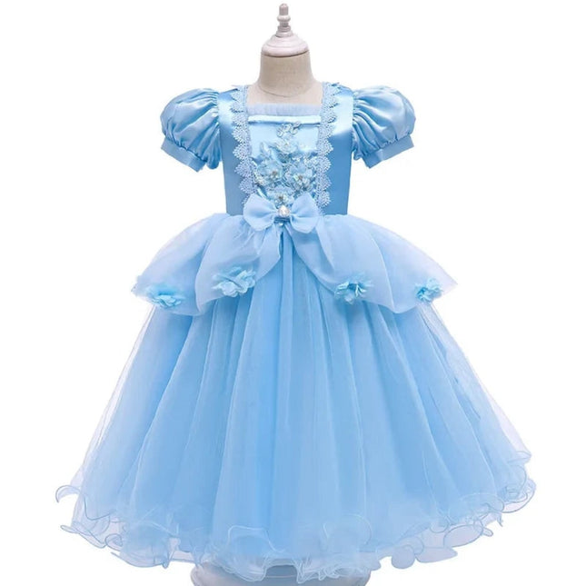 Enchanting Princess Costume | Girls Ball Gown Dress with Full Skirt | Perfect for Halloween and Themed Parties 1