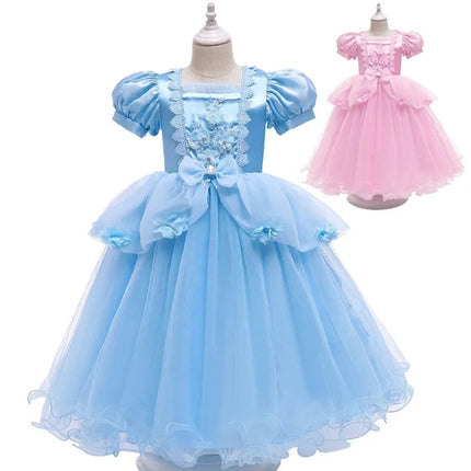 Enchanting Princess Costume | Girls Ball Gown Dress with Full Skirt | Perfect for Halloween and Themed Parties 2