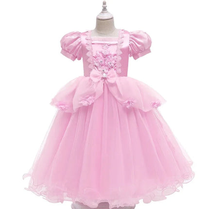 Enchanting Princess Costume | Girls Ball Gown Dress with Full Skirt | Perfect for Halloween and Themed Parties 3