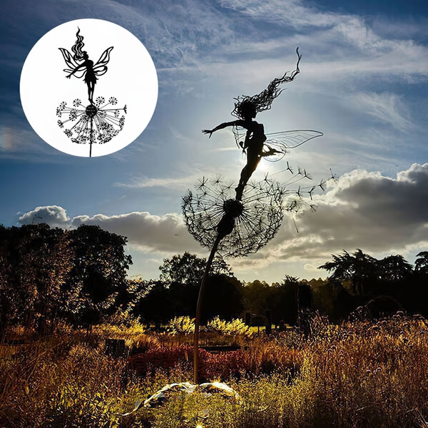Enchanting Steel Garden Art | Unique Outdoor Sculpture with Durable Design | Perfect for Home and Garden Decor 1