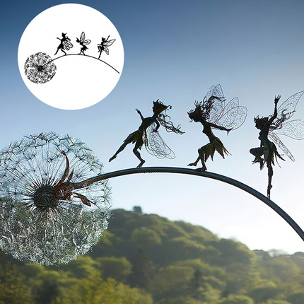 Enchanting Steel Garden Art | Unique Outdoor Sculpture with Durable Design | Perfect for Home and Garden Decor 2