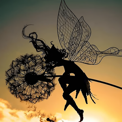Enchanting Steel Garden Art | Unique Outdoor Sculpture with Durable Design | Perfect for Home and Garden Decor 3