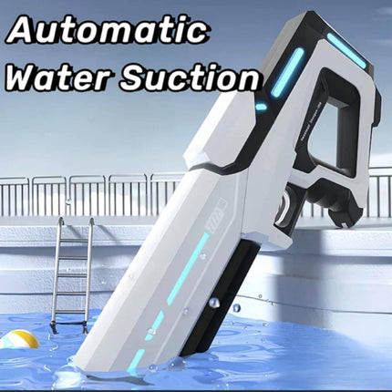 Epic Water Blaster | Automatic Electric Water Gun with Rapid Refill | 8-10m Firing Range for Endless Summer Fun 8