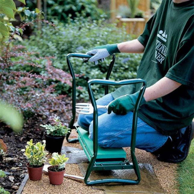 ErgoGardener | Garden Kneeler and Seat with Support Handles | Cushioned Comfort for Easy Gardening 0
