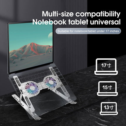 ErgoLift | Adjustable Laptop Stand for Desk with Cooling Fan | Ergonomic Riser for Enhanced Comfort 2