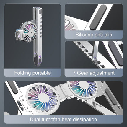 ErgoLift | Adjustable Laptop Stand for Desk with Cooling Fan | Ergonomic Riser for Enhanced Comfort 4