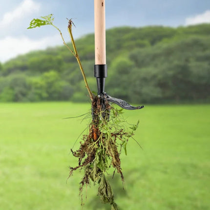 ErgoWeed | Stainless Steel Weed Puller Tool with Detachable Handle | Ergonomic Design for Effortless Weeding 4