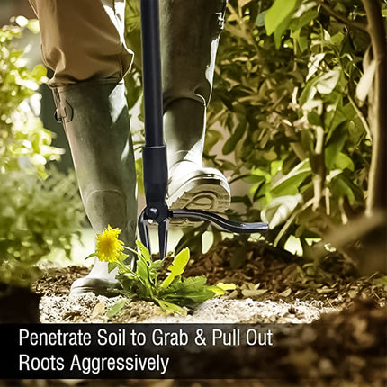 ErgoWeed | Stainless Steel Weed Puller Tool with Detachable Handle | Ergonomic Design for Effortless Weeding 6