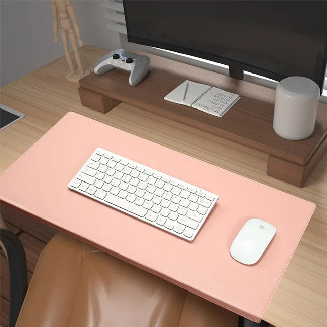 Ergonomic Desk Mat | PU-Leather Desk Pad with Non-Slip Surface for Comfort 0