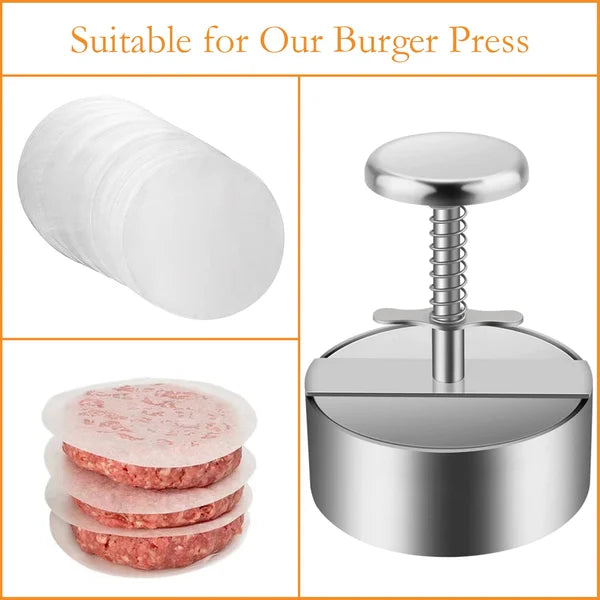 Ergonomic Hamburger Patty Maker with Non-Stick Surface | Easy Burger Preparation for Family Gatherings 1