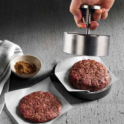 Ergonomic Hamburger Patty Maker with Non-Stick Surface | Easy Burger Preparation for Family Gatherings 4