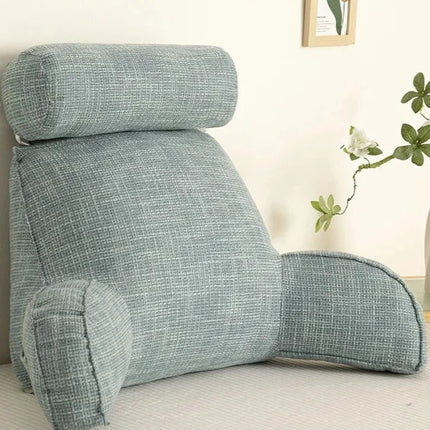 Ergonomic Lumbar Support Pillow with Adjustable Headrest & Soft Armrests | Back Support for Pain Relief and Comfort 6
