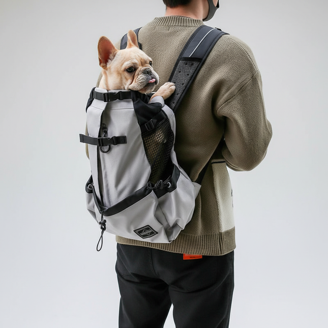 Dog Carrier Backpack, Pet Carrier with Padded Shoulder Straps – image 4