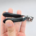Essential Grooming | Stainless Steel Fingernail Clippers with Easy-Grip Handle | Compact Tool for Neat Nail Care 0